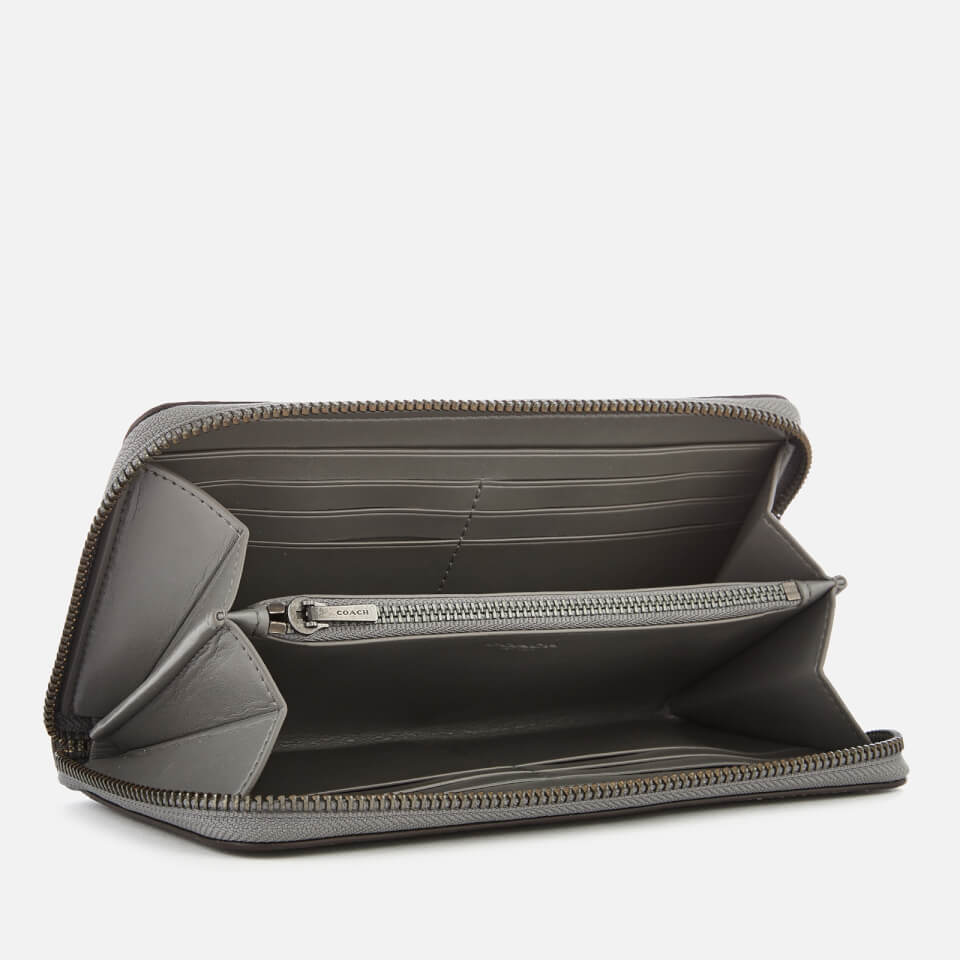 Heather grey coach wallet outlet