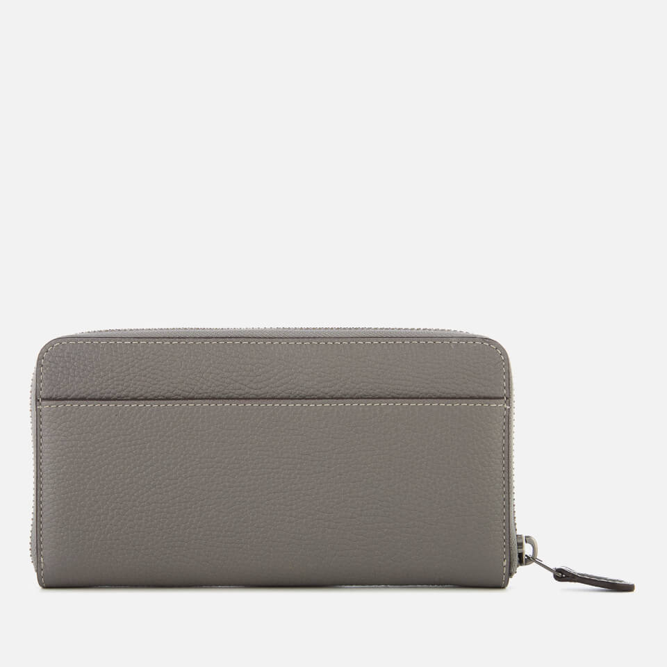 Coach Women's Leather Accordion Zip Wallet - Heather Grey