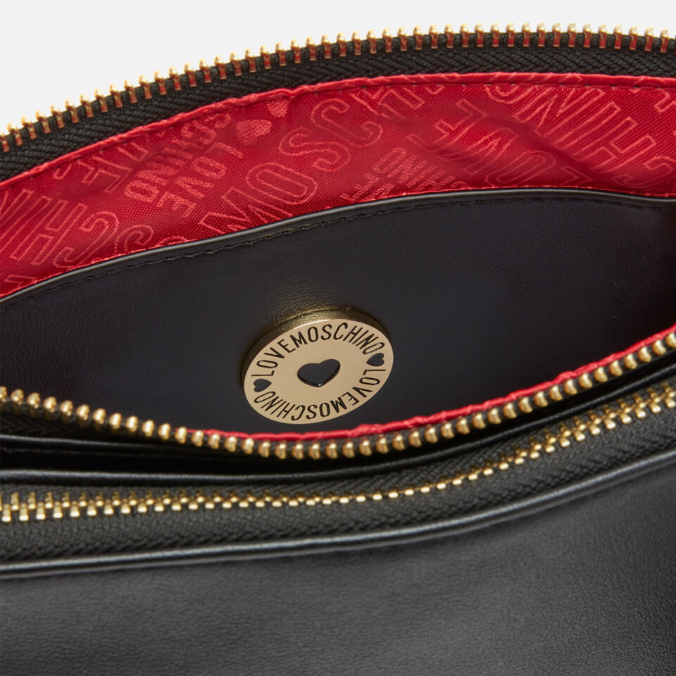 Love Moschino Women's Scarf Shoulder Bag - Black
