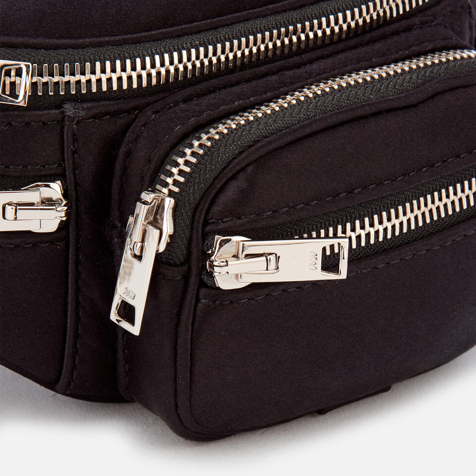 Alexander Wang Women's Satin Attica Mini Belt/Cross Body Bag - Black