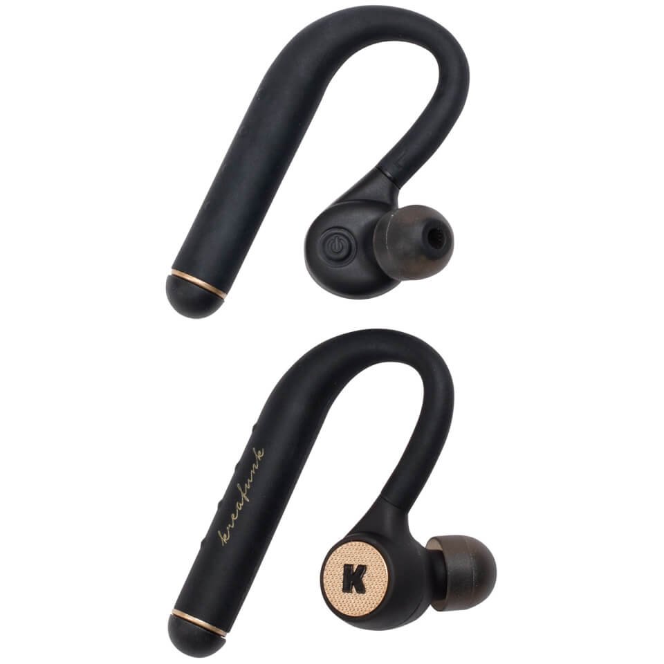 Kreafunk bGEM Bluetooth Wireless In-Ear Headphones - Black/Gold
