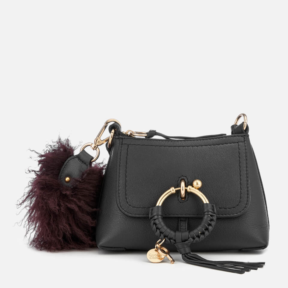 See By Chloé Women's Fur Strap Hobo Bag - Ultramarine