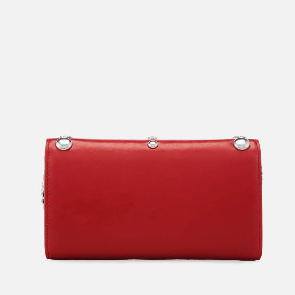 Pinko Women's Brittan Wallet with Shoulder Strap - Red