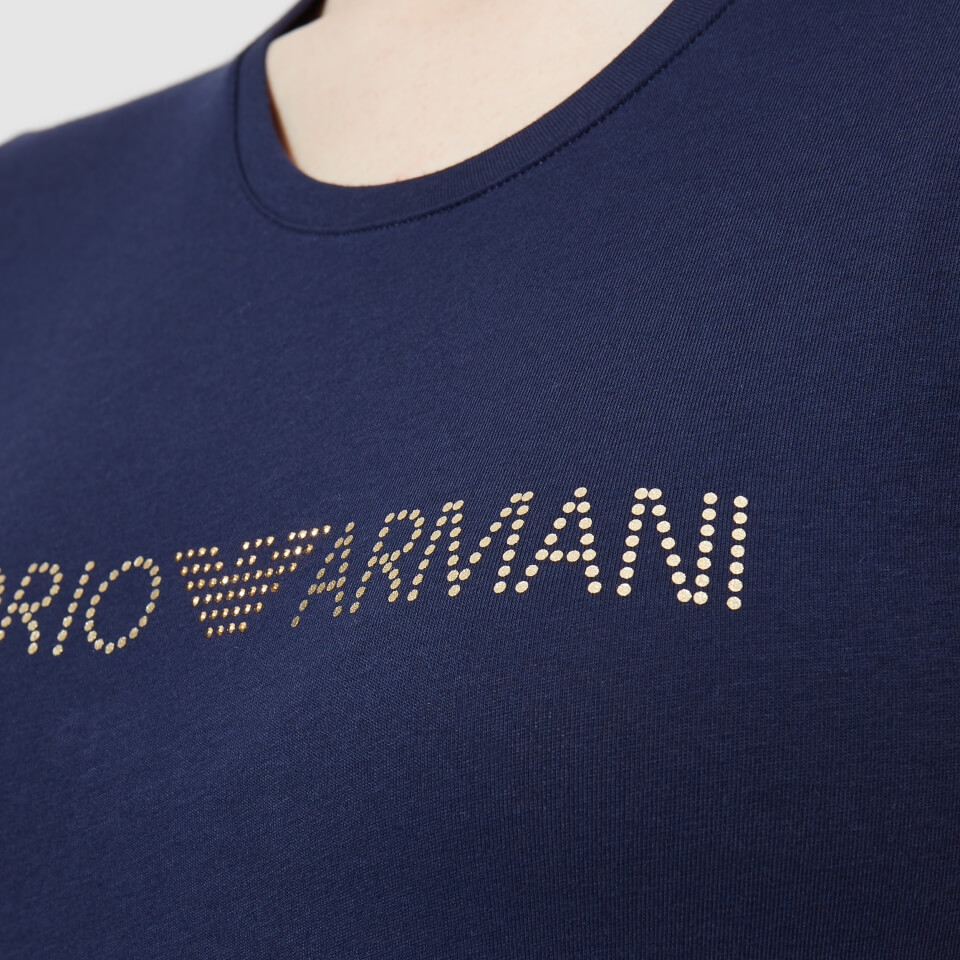 Emporio Armani Women's Basic Cotton T-Shirt - Deep Blue