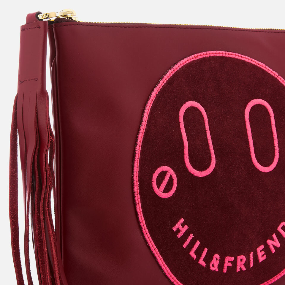 Hill & Friends Women's Slouchy Pouch Bag - Oxblood