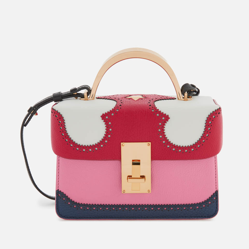 The Volon Women s Data Alice Small Bag Red White