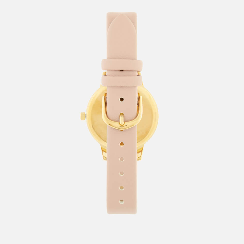 Olivia Burton Women's Abstract Florals Watch - Vegan Rose Sand/Gold