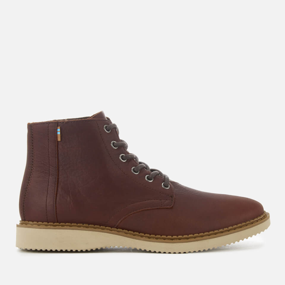 Toms water resistant leather porter top boots