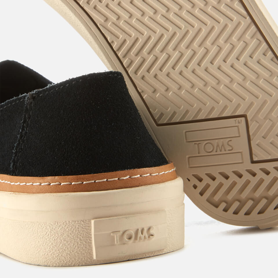 Toms black suede sunset hotsell