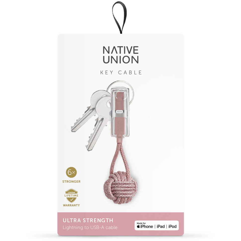 Native Union Key Cable - Rose