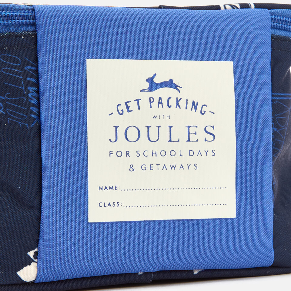 Joules Boys' Junior Munch Lunch Bag - Navy Happy Camper