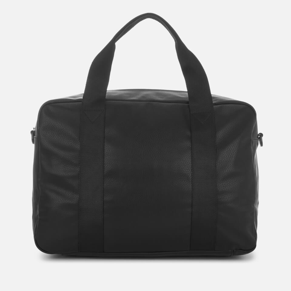 Armani Exchange Men's Debossed Logo Overnight Bag - Black