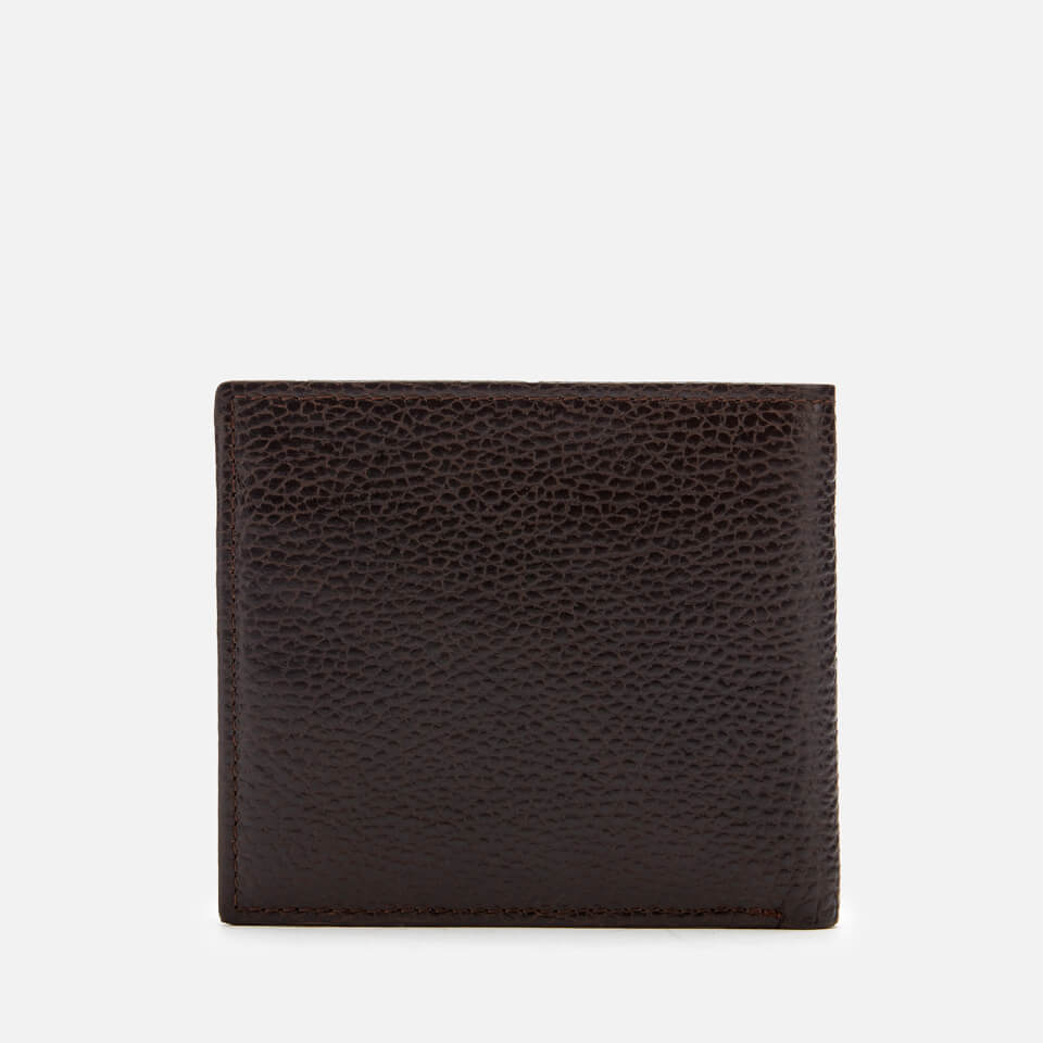 Armani Exchange Men's Bifold Wallet with Credit Card Holder - Dark Brown