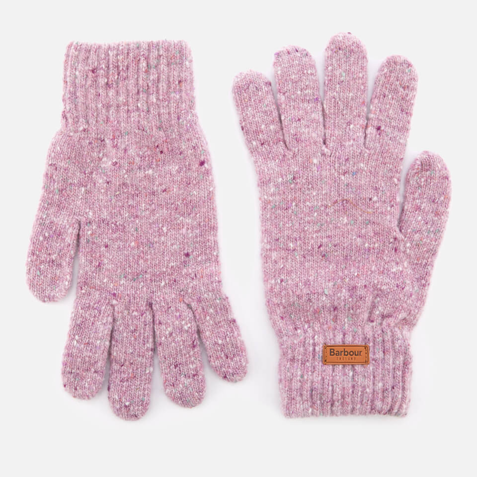 Barbour Women's Donegal Knitted Gloves - Lilac