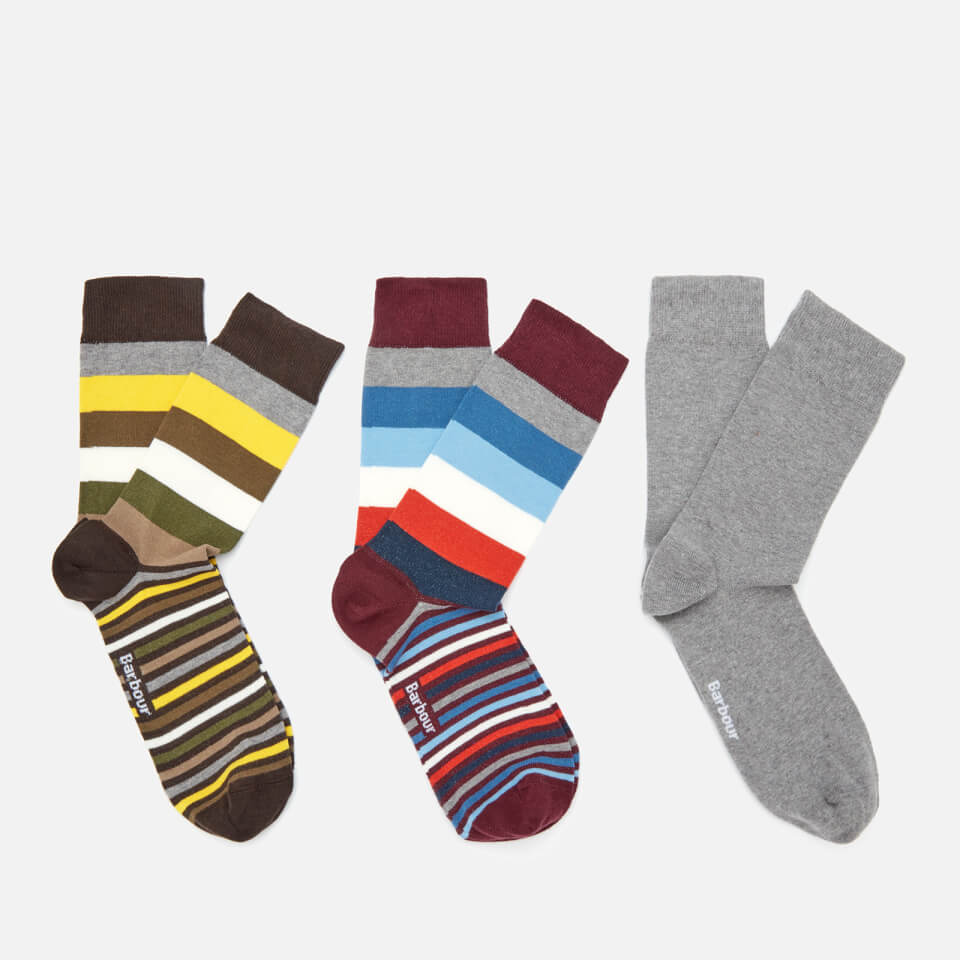 Barbour Men's Heywood Stripe Sock Gift Box - Multi