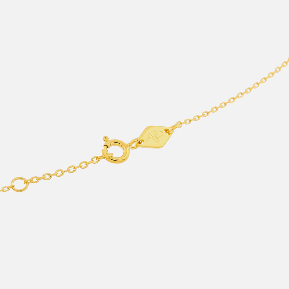 Anni Lu Women's Cross Chain Necklace - 45cm - Gold