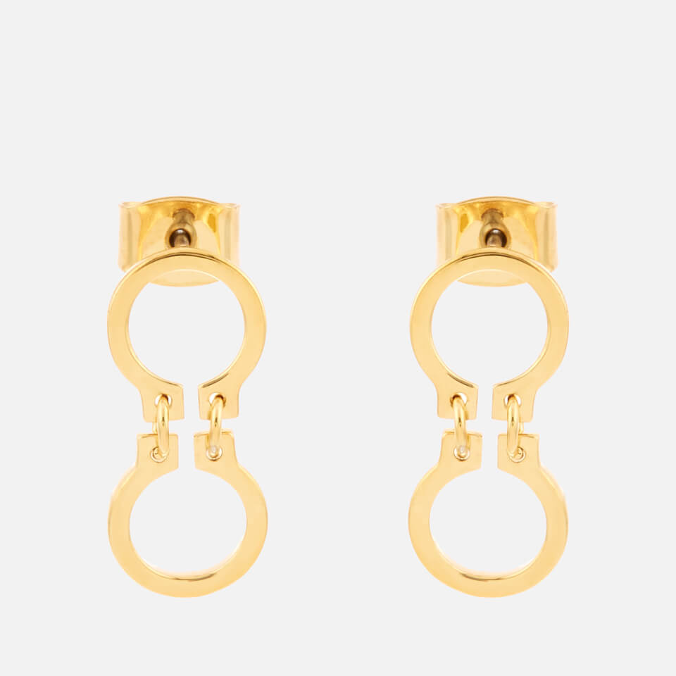 Whistles Women's Mini Circle Link Drop Earrings - Gold