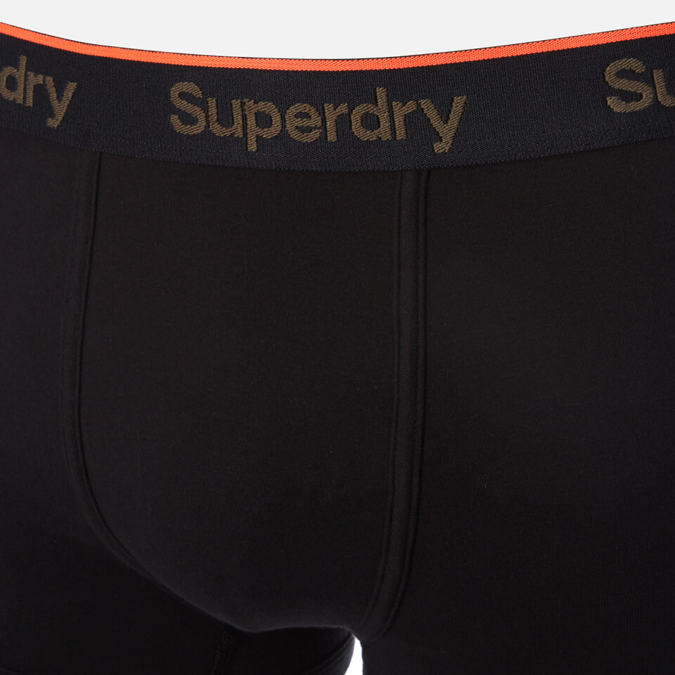 Superdry Men's 3 Pack Boxer Shorts - Black