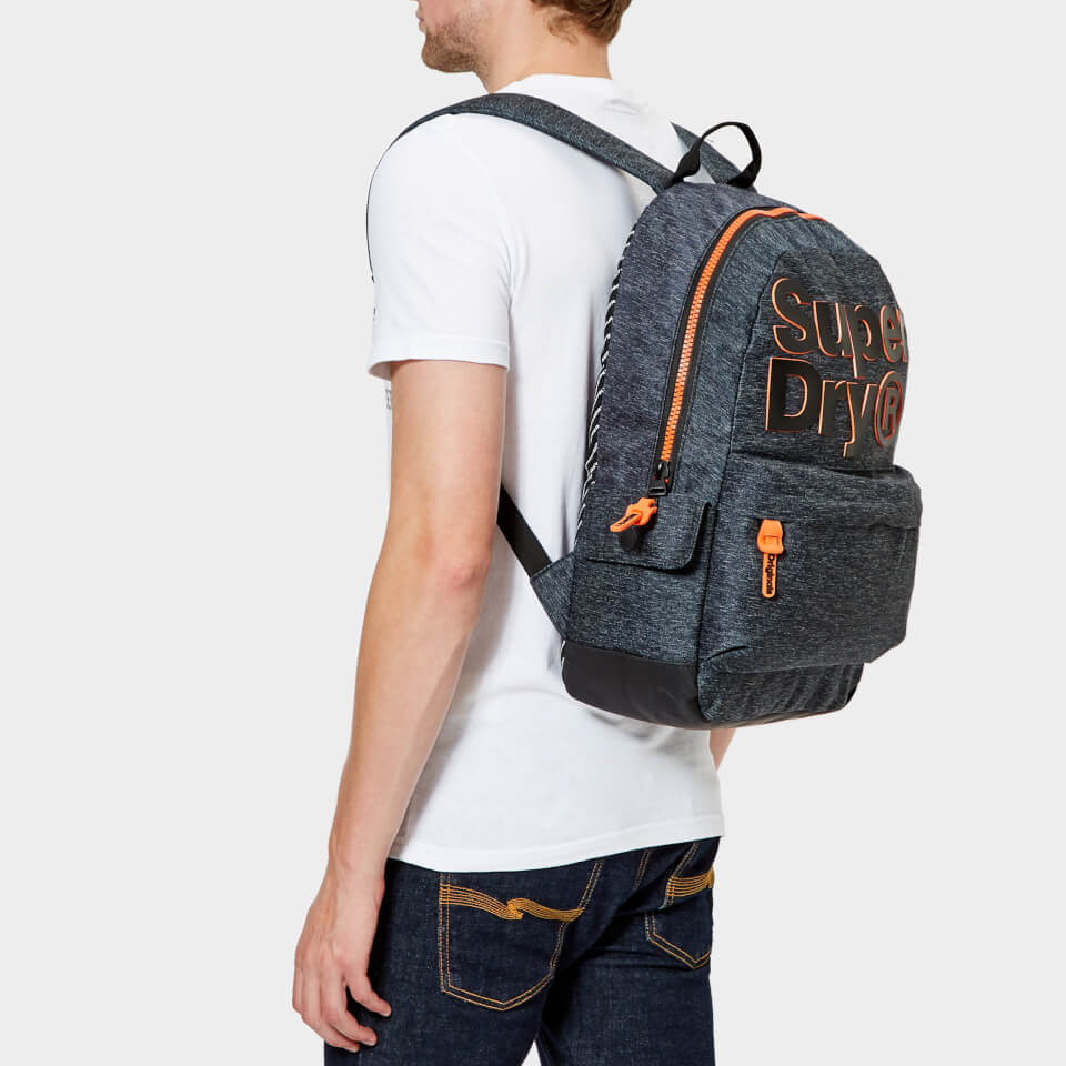Superdry Men's Two-Tone Logo Montana Backpack - Grey Marl