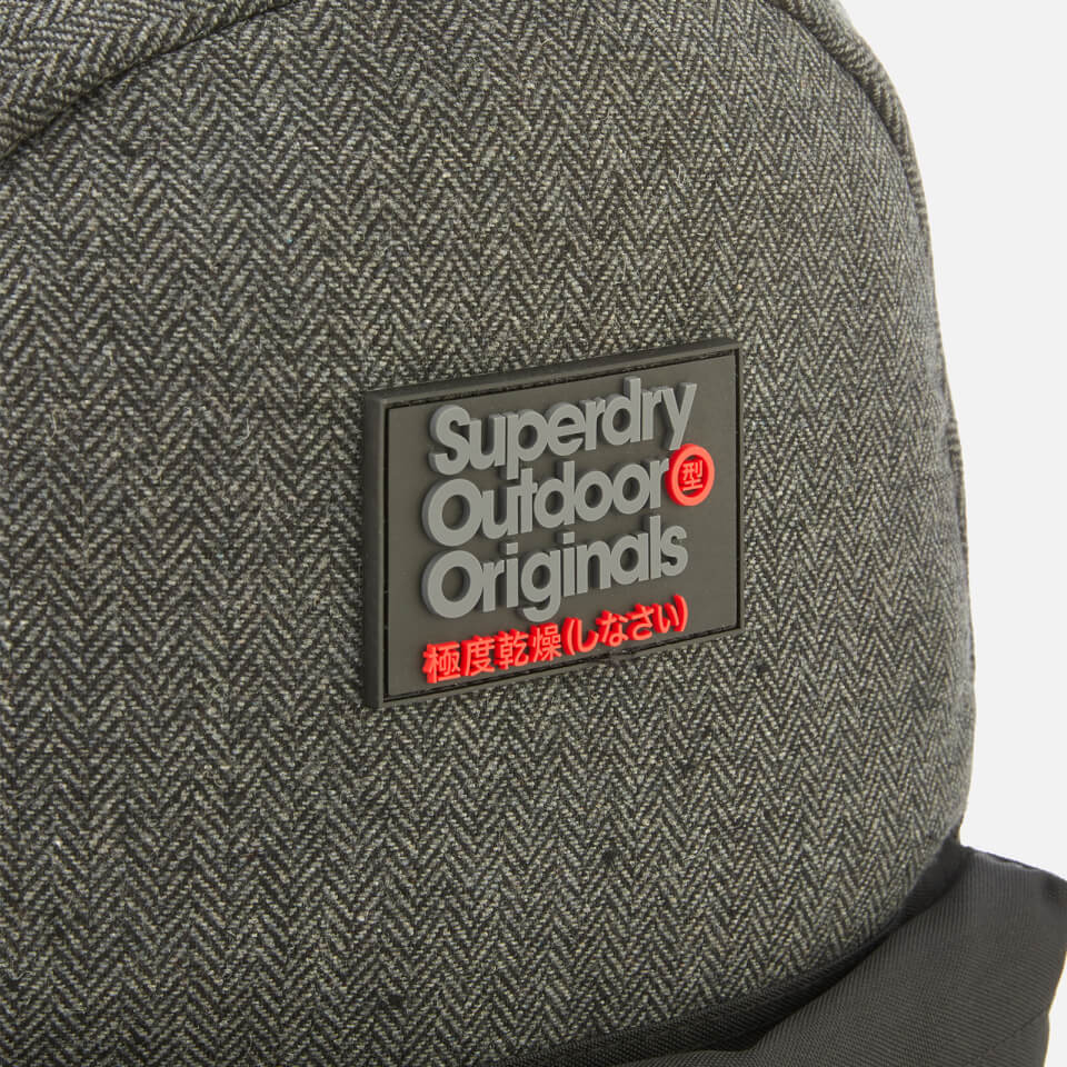 Superdry Men's Herrington Montana Backpack - Grey Herringbone