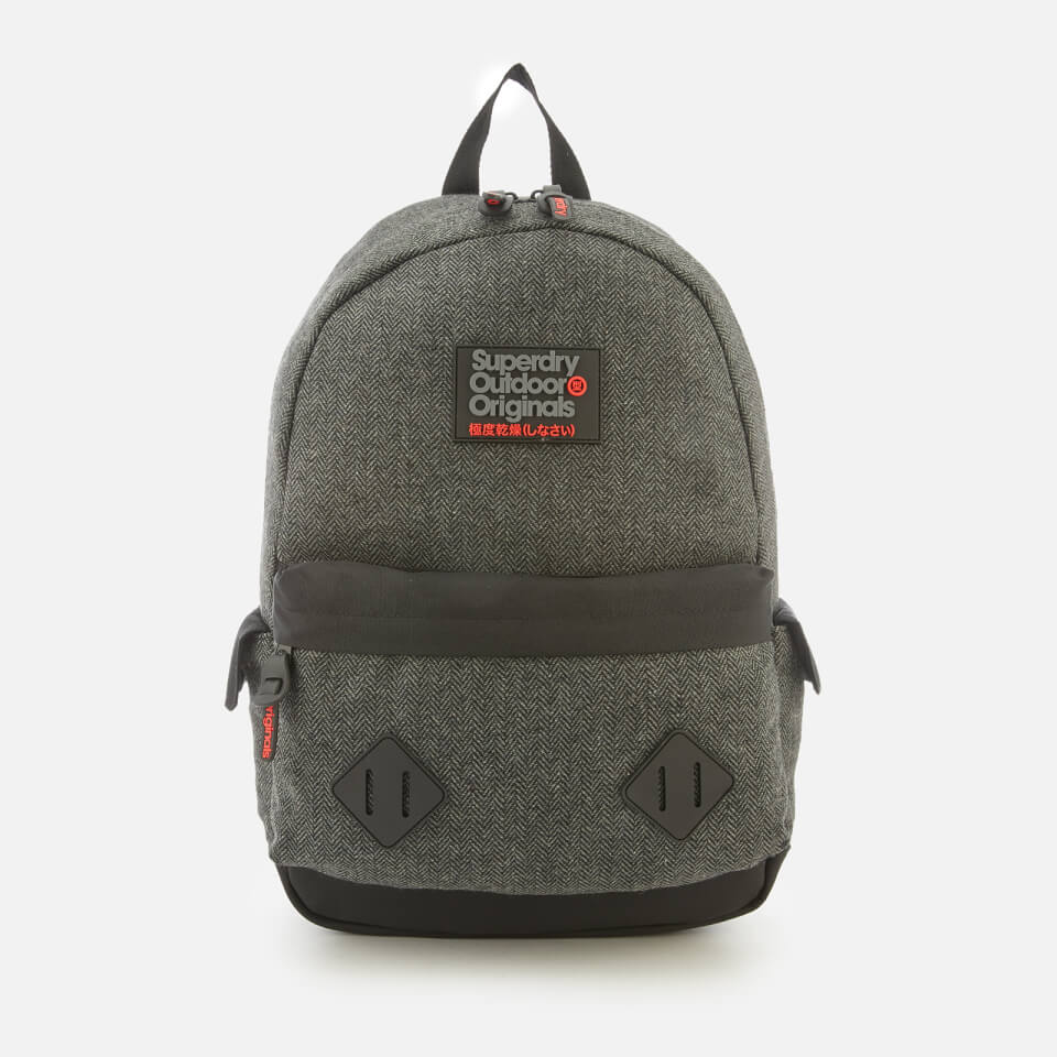 Superdry Men's Herrington Montana Backpack - Grey Herringbone