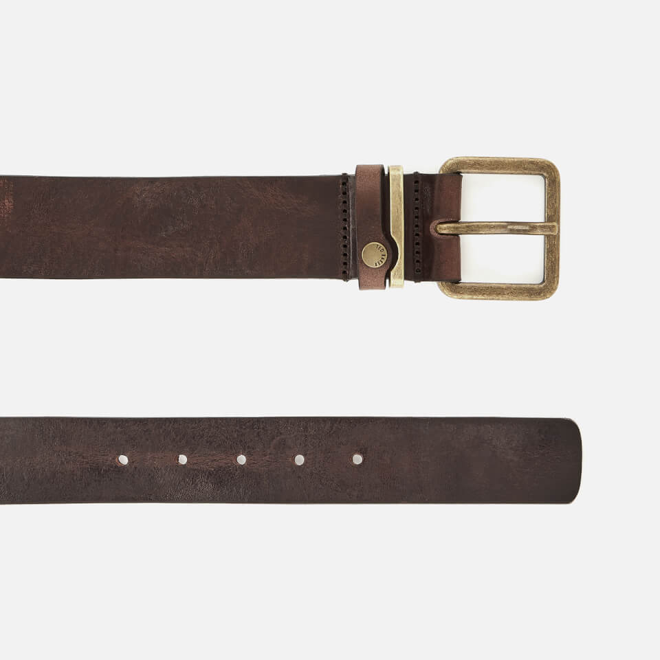 Ted Baker Men's Katchup Leather Belt - Chocolate