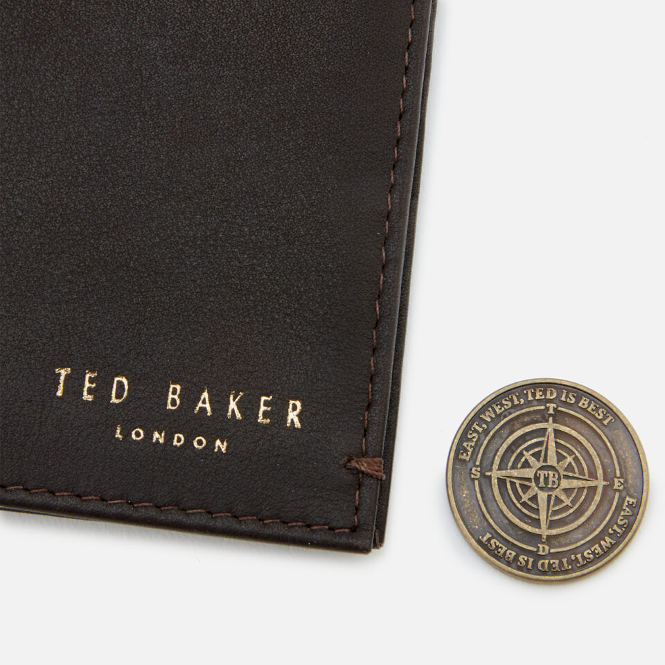 Ted Baker Men's Antonys Core Bifold Leather Wallet - Dk-Brown