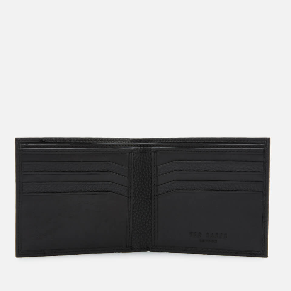 Ted Baker Men's Looeze Pebble Leather Bifold Wallet - Black