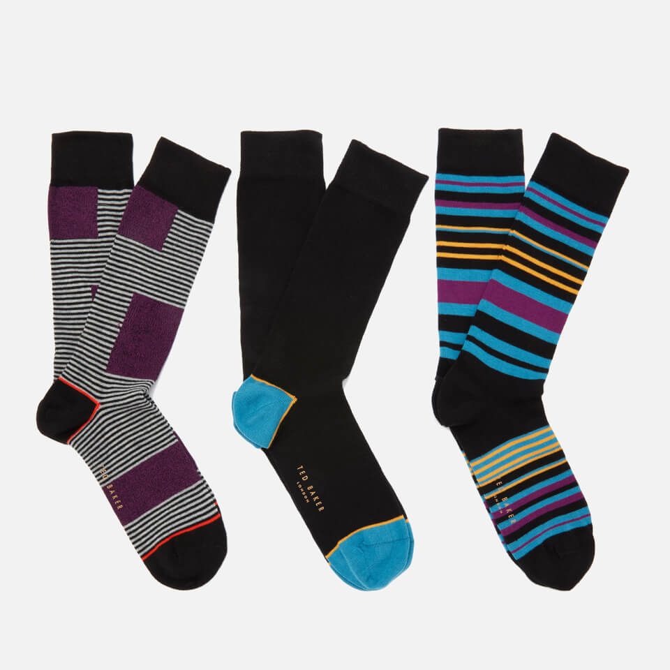 Ted Baker Men's Holy Three Pack Socks - Assorted