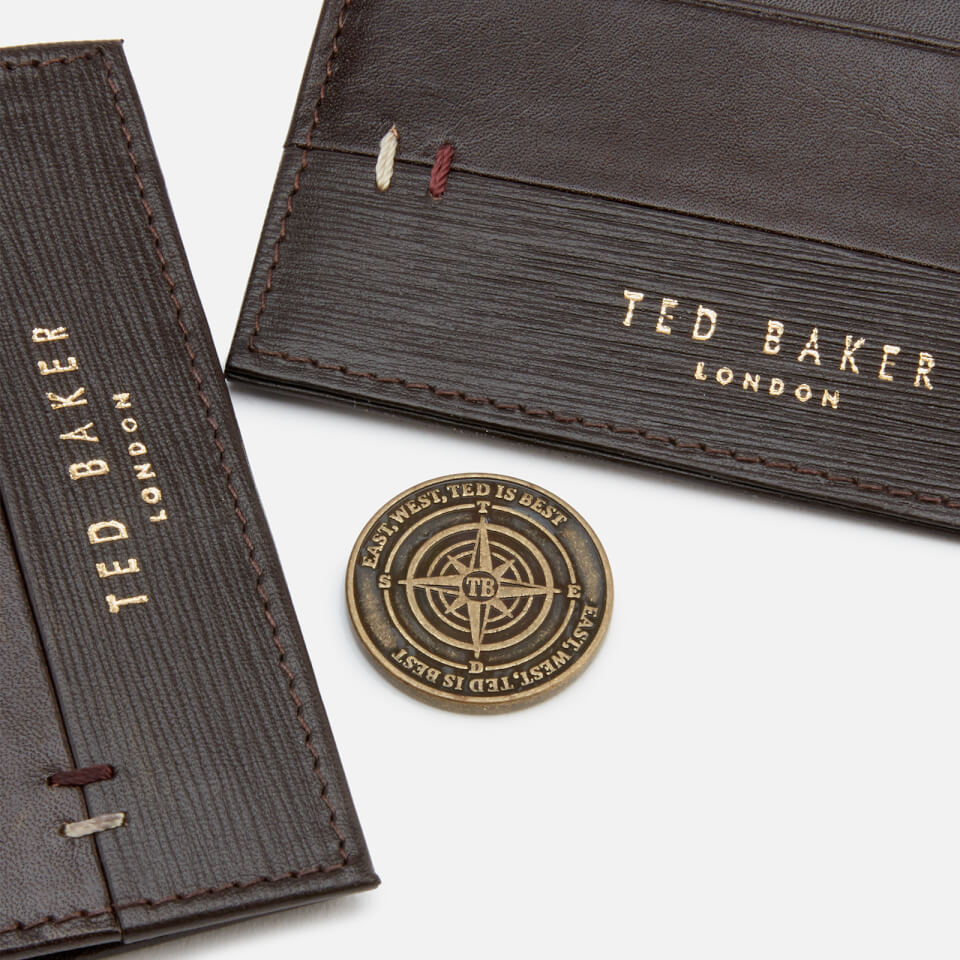 Ted Baker Men's Taglee Wallet and Card Holder Giftset - Chocolate