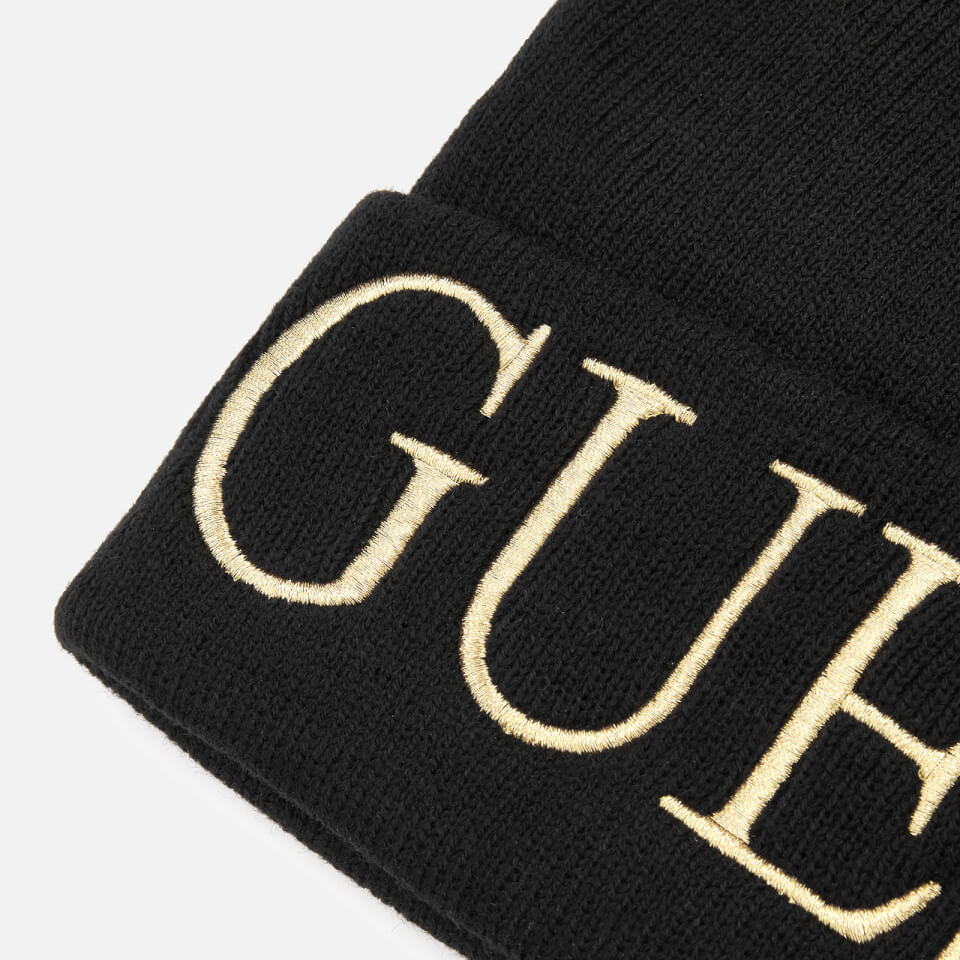 Guess Women's Logo Beanie Hat - Black