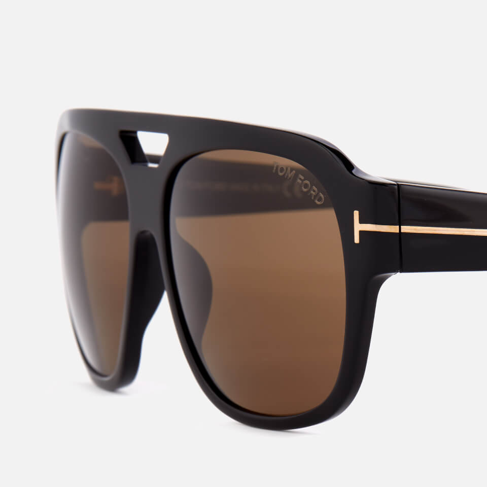 Tom Ford Men's Bachardy Sunglasses - Shiny Black/Roviex