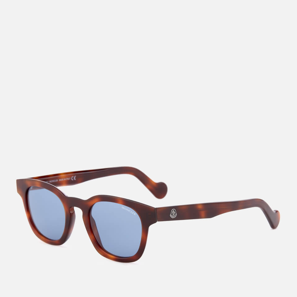 Moncler Men's Wayfarer Sunglasses - Havana/Other/Blue
