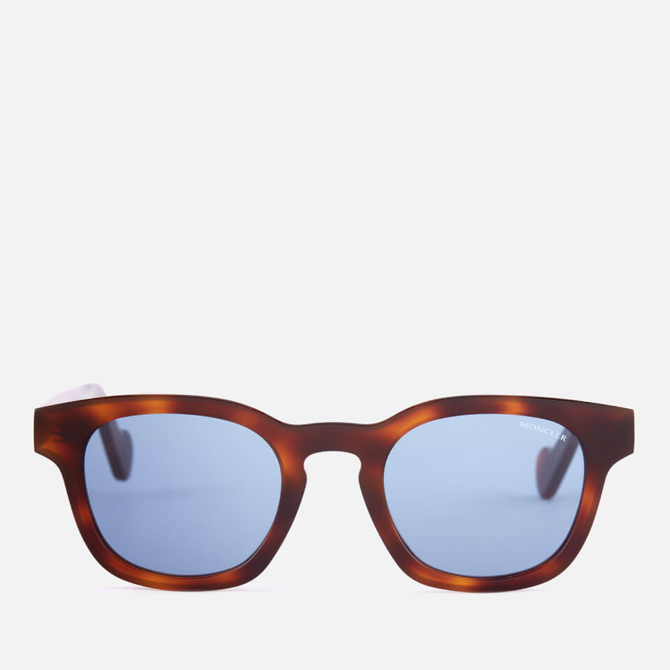 Moncler Men's Wayfarer Sunglasses - Havana/Other/Blue