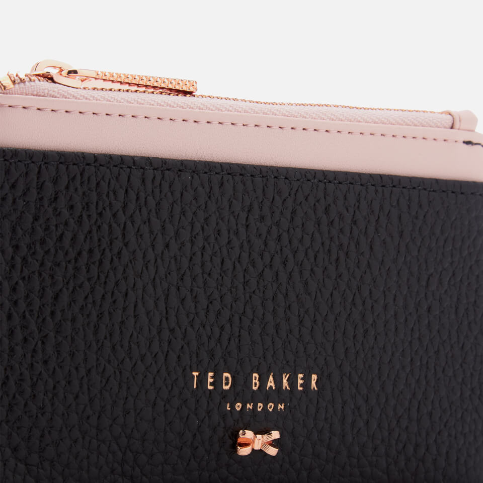 Ted Baker Women's Lori Textured Zipped Credit Card Holder - Black