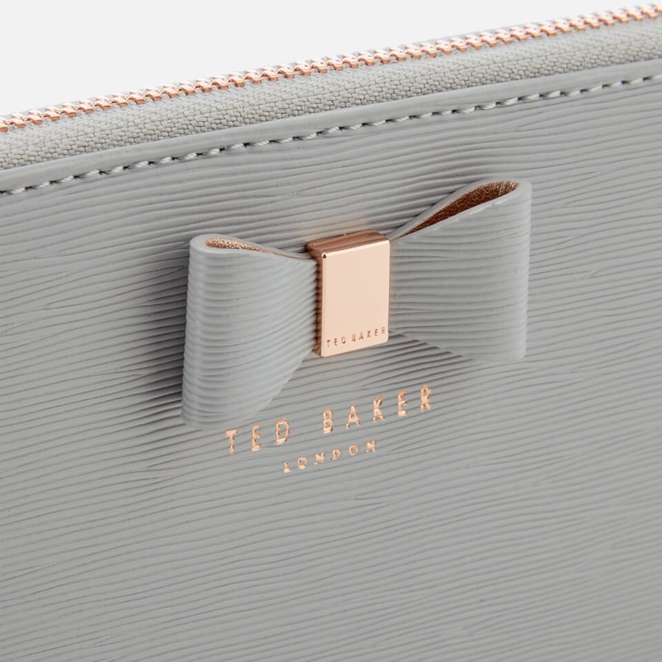 Ted Baker Women's Peony Textured Zip Around Matinee Purse - Grey