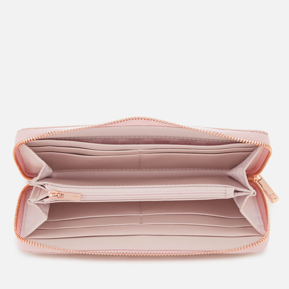 Ted Baker Women's Peony Textured Zip Around Matinee Purse - Light Pink