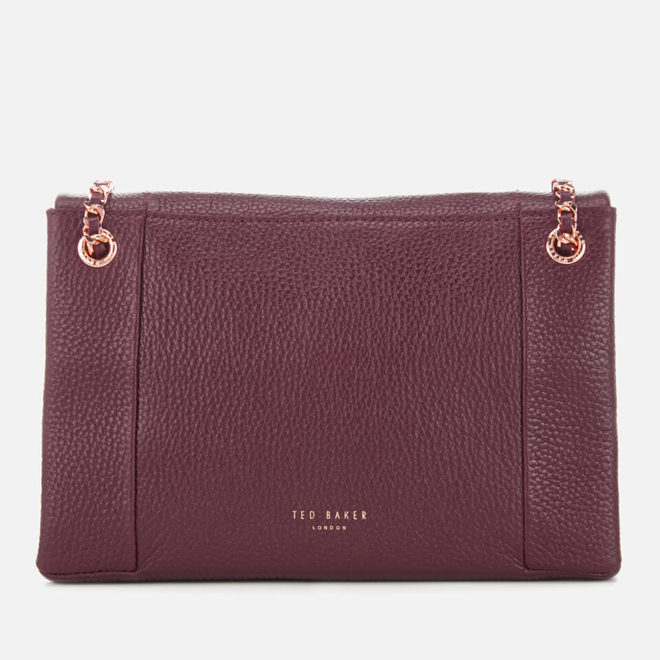 Ted Baker Women's Clarria Bow Detail Soft Cross Body Bag - Deep Purple