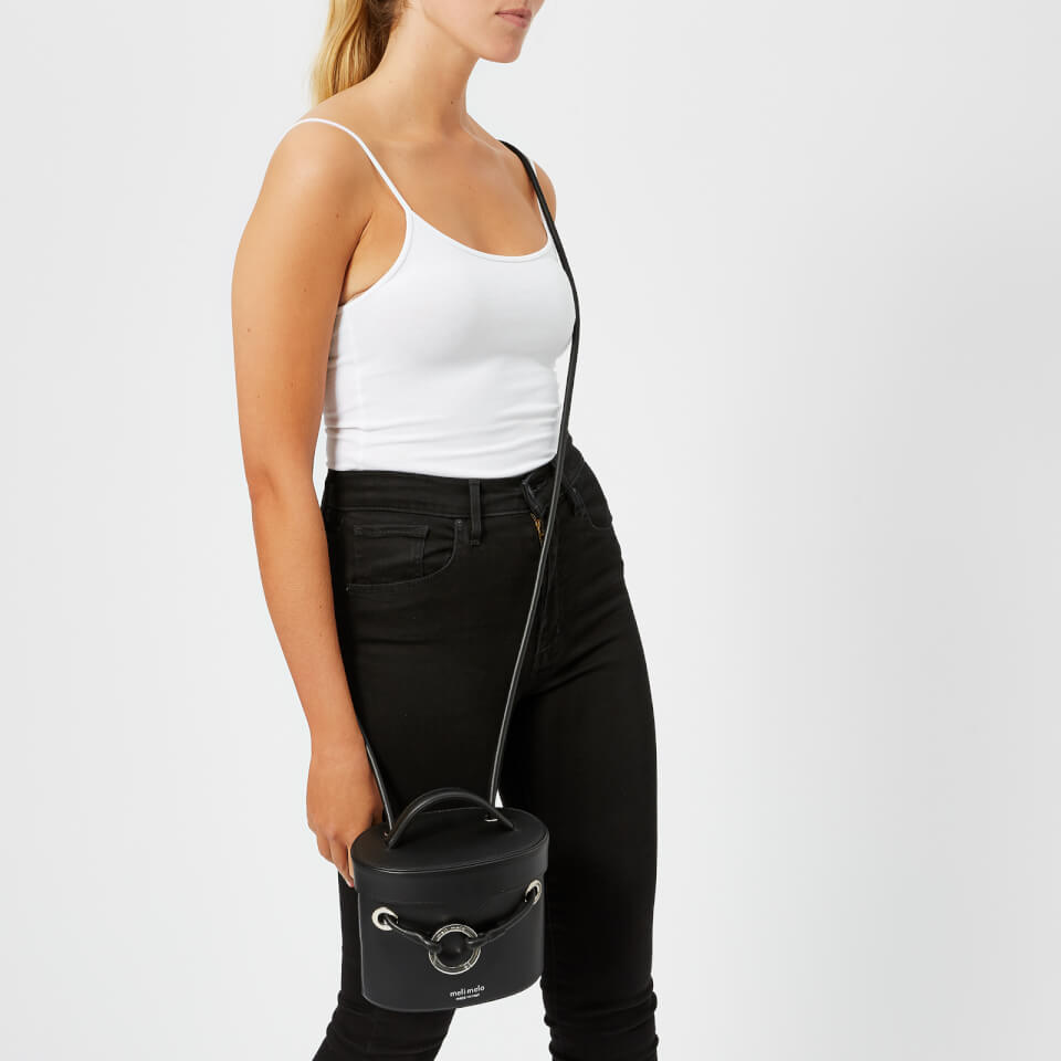 【2024秋冬新作】 Nancy Women's melo meli Shoulder Black - Bag バッグ