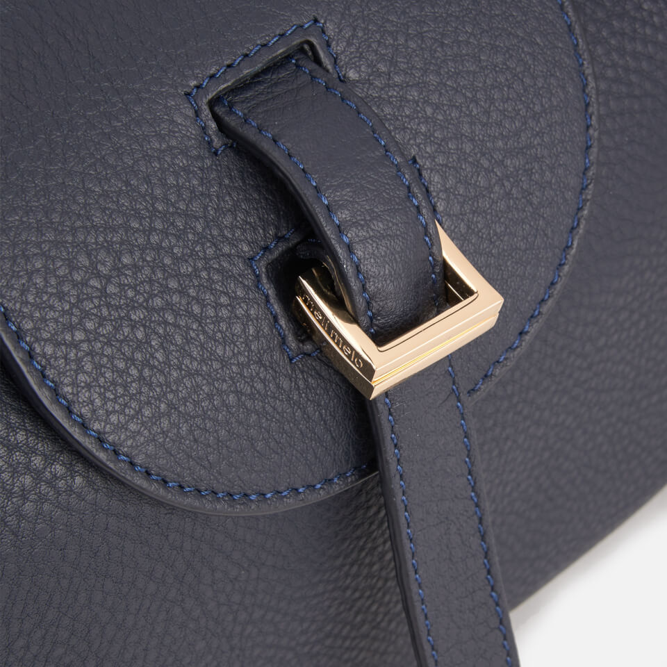 Meli Melo Thela Leather Tote Navy