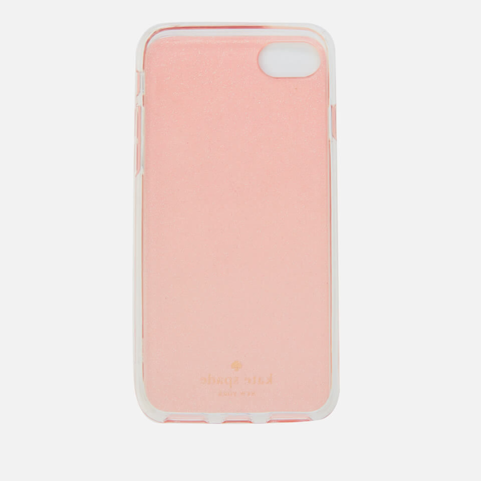 Kate Spade New York Women's Glitter iPhone 8 Cover - Rose Gold