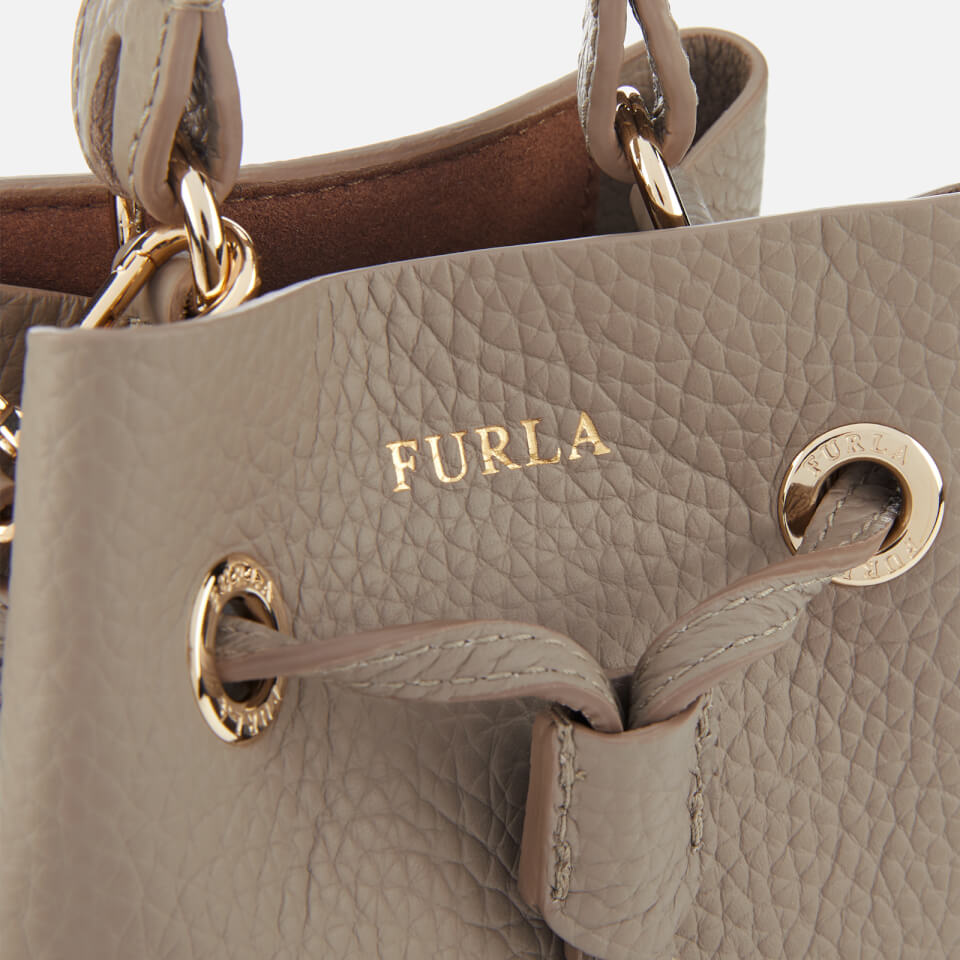 Furla Women's Stacy Mini Drawstring Bag - Taupe