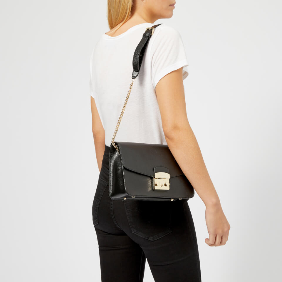 Furla Women's Metropolis Small Shoulder Bag - Black