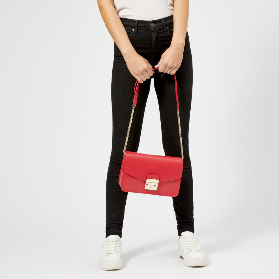 Furla Women's Metropolis Small Shoulder Bag - Ruby