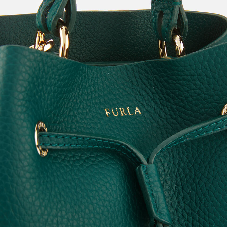 Furla Women's Stacy Small Drawstring Bag - Green