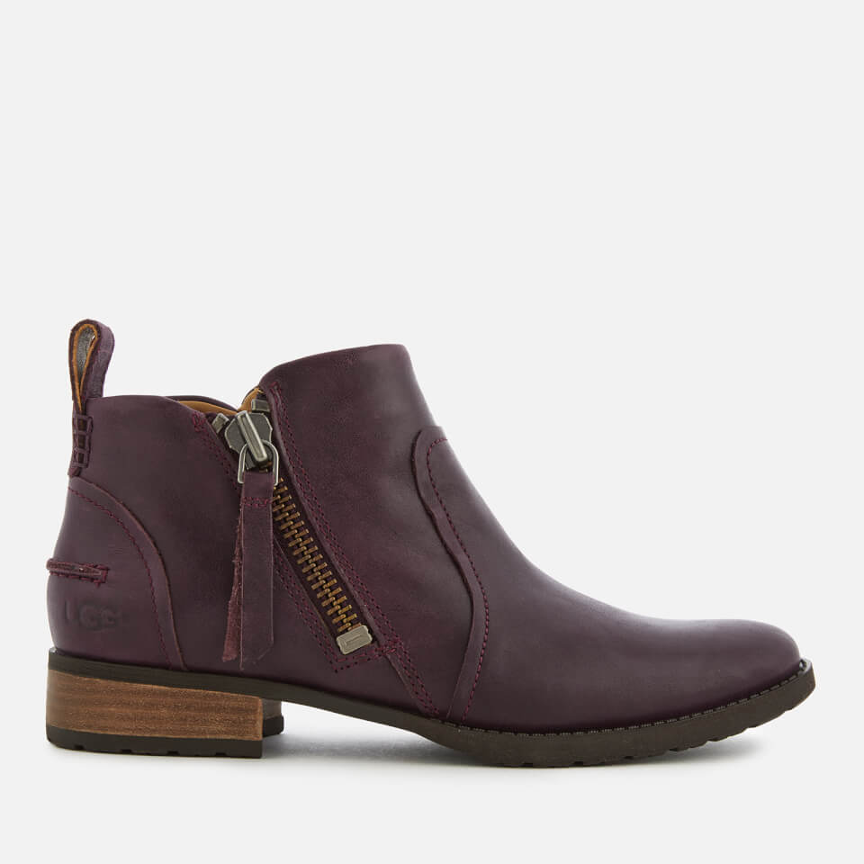 Ugg oxblood leather boots on sale