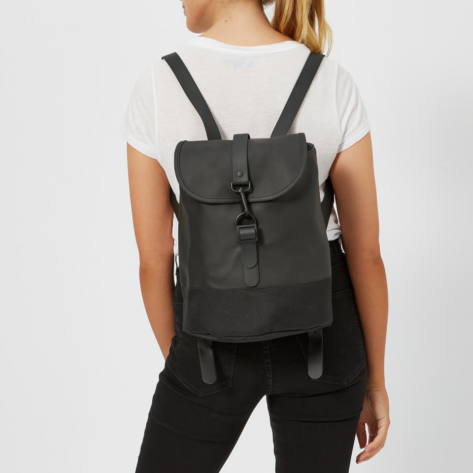 Rains Drawstring Backpack - Black