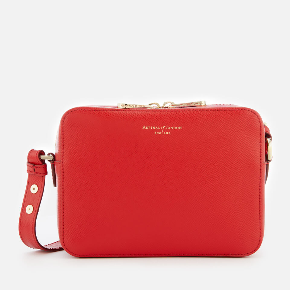 Aspinal of London Women's Camera Bag - Scarlet