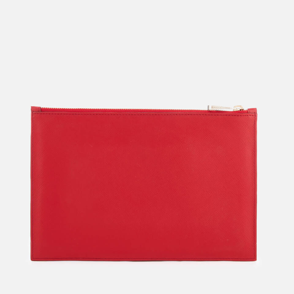 Aspinal of London Women's Essential Large Pouch - Scarlet