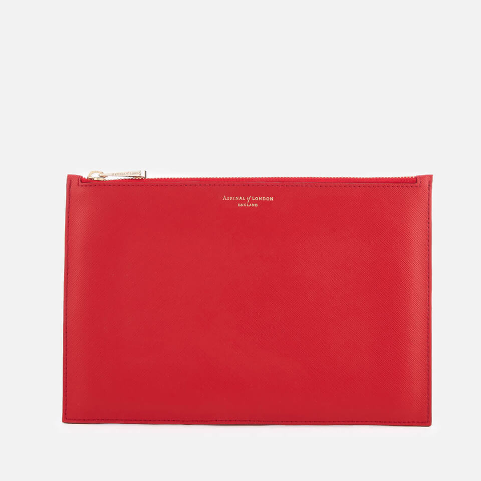 Aspinal of London Women's Essential Large Pouch - Scarlet